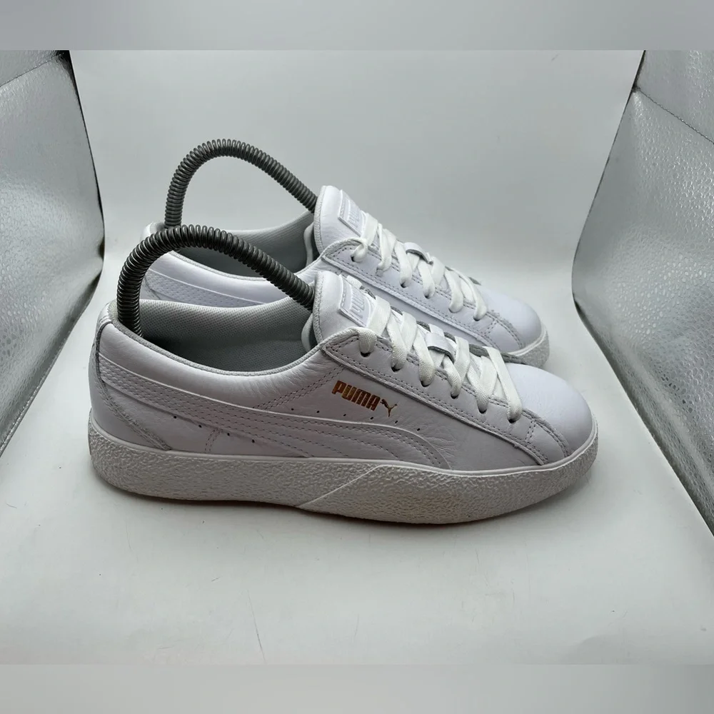 Puma Love tumble white leather women’s sneakers size 7